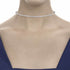 Recarlo N39SE001_155 18K White Gold Tennis Choker Necklace with Diamonds