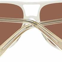 Replay RY217 56S04 Unisex Aviator Sunglasses - Yellow Frame, Brown Lenses