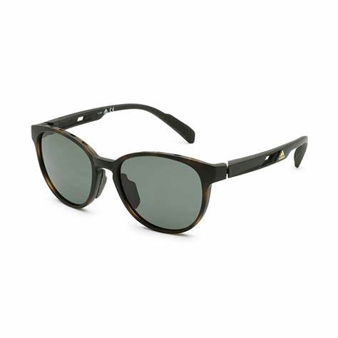 Adidas SP0036-F 52A Men's Sunglasses - Dark Tortoise Frame, Dark Grey Lenses