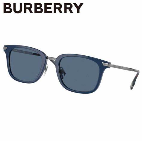 Burberry Peter BE4395 4058/80 Unisex Sunglasses - Blue Frame, Blue Lenses