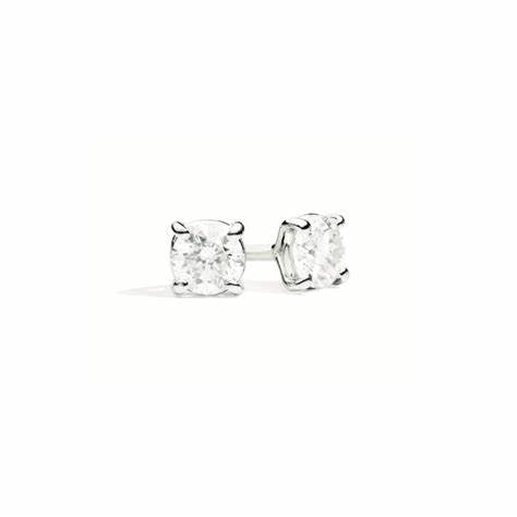 Recarlo E29PX468/101 18K White Gold Diamond Stud Earrings