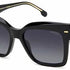 Carrera 3037/S 807-9O Women's Sunglasses - Black Frame, Dark Grey Gradient Lenses