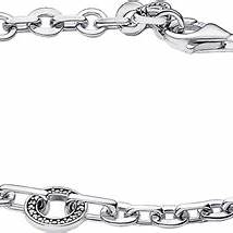 Pandora 592777C01-16 Pulsera de cadena Signature Pavé Bold - Plata de ley, 16cm