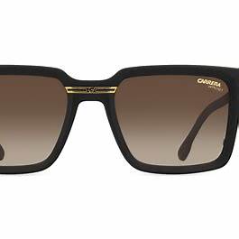 Carrera Victory C 02/S 003/86 Unisex Sunglasses - Matte Black Frame, Brown Gradient Lenses