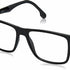 Carrera 4009/CS 807-UC Unisex Eyeglasses with Clip-On - Black Frame, Green Polarized Lenses