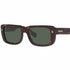 Burberry Jarvis BE4376U 3002/71 Men's Sunglasses - Dark Havana Frame, Dark Green Lenses