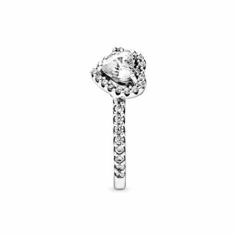 Pandora 198421C01-58 Elevated Heart Ring - Size 58