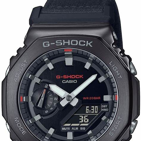 Casio G-SHOCK GM-2100CB-1AER Herren Analog-Digitaluhr - Schwarzes Harzarmband