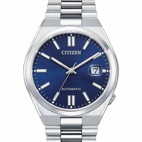 Citizen Orologio Automatico da Uomo NJ0150-81L - Cassa da 40mm, Quadrante Blu, Bracciale in Acciaio Inossidabile