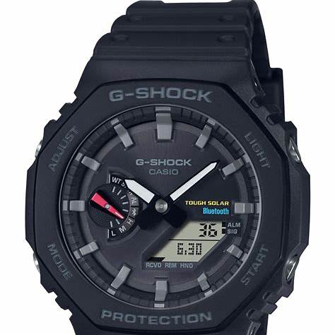 Casio G-SHOCK GA-B2100-1AER Herren Analog-Digitaluhr - Schwarzes Harzarmband