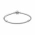 Pandora 598816C00-17 Moments Barrel Clasp Snake Chain Bracelet - Sterling Silver, 17 cm