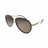 Burberry Oliver BE3125 1017/73 Unisex Aviator Sunglasses - Gold Frame, Brown Lenses