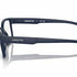 Arnette Bixiga AN 7175 2520 51 Unisex Eyeglasses - Matte Blue Frame, Transparent Lenses