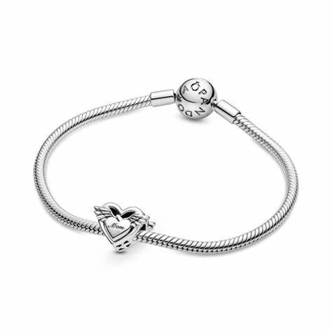 Pandora 799366C00 Árbol familiar bicolor y colgante de corazón - Plata de ley y oro de 14k