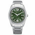 Citizen AW1641-81X Orologio Eco-Drive Super Titanium da uomo - Quadrante verde 41,5 mm, bracciale in titanio