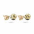 Swarovski 5639116 Stilla Trilliant Cut Stud Earrings - Orange Crystals, Gold-Tone Plated