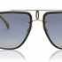 Carrera CA GLORY II RHL/9O 59 Men's Sunglasses - Gold Black Frame, Dark Grey Gradient Lenses