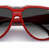 Carrera FLAGLAB 13 C9A/9O Unisex Sunglasses - Red Frame, Grey Shaded Lenses