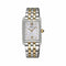 Orologio al quarzo Seiko SWR093P1 da donna, quadrante argento, bracciale in acciaio inossidabile bicolore