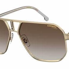 Carrera 1062/S J5G-86 Unisex Sonnenbrille - Goldrahmen, Braune Verlaufsgläser