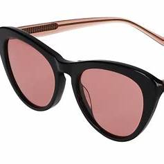 Occhiali da sole Ted Baker TB1690 53001 - Montatura nera, lenti rosa sfumate