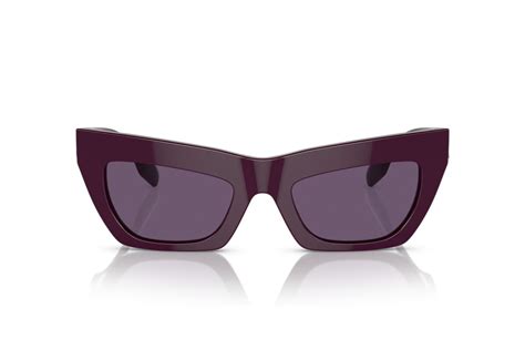 Burberry BE4405 3400/1A Women's Sunglasses - Violet Frame, Grey Lenses