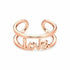 Pandora 180077C00-52 ME Love Open Ring - 14k Rose Gold-Plated, Size