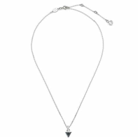 Swarovski 5648752 Stilla Collar con Colgante de Corte Triangular - Cristal Gris, Chapado en Rodio