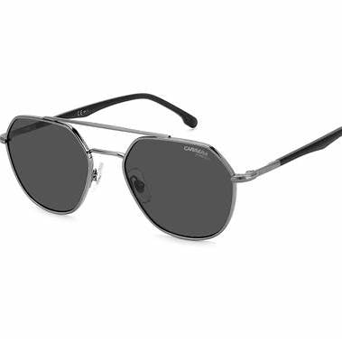 Carrera 303/S KJ1-IR Unisex Sunglasses - Dark Ruthenium Frame, Grey Lenses