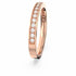 Swarovski 5032899 Matrix Ring - White Crystals, Rose Gold-Tone Plated, Size 52