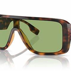 Burberry BE4401U 3002/2 Unisex Sunglasses - Dark Havana Frame, Green Lenses