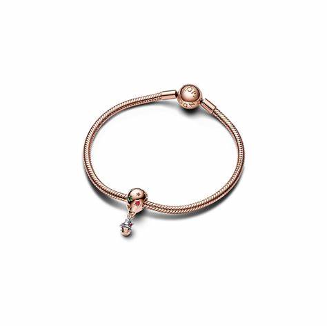 Pandora 782976C01 Charm bicolor Papá Noel en globo aerostático