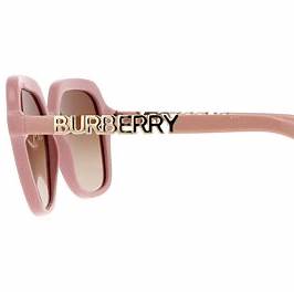 Burberry Joni BE4389 4061/13 Women's Sunglasses - Pink Frame, Brown Gradient Lenses