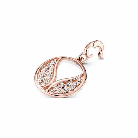 Pandora 789672C01 ME Burning Wings Medallion Charm - 14k Rose Gold-Plated