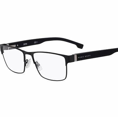 BOSS 1040 003 Men's Eyeglasses - Matte Black Frame, Rectangular Shape