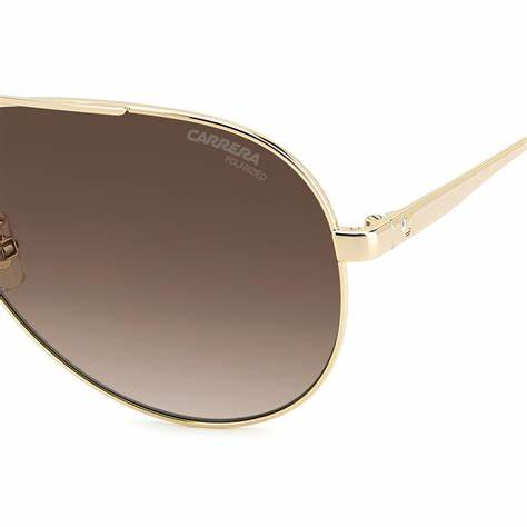 Carrera 3005/S 06J-LA Women's Sunglasses - Gold Havana Frame, Brown Gradient Polarized Lenses