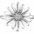 Pandora 198817C01-52 Pavé Daisy Flower Statement Ring - Sterling Silver, Size 52