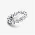 Pandora 193103C01-52 Row of Hearts Eternity Ring - Size 52