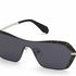 Adidas Originals OR0015 0002A Women's Sunglasses - Matte Black Frame, Smoke Lenses