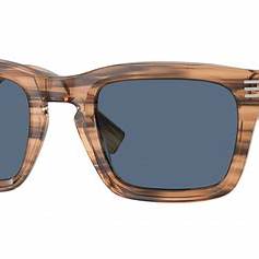 Burberry BE4403 4096/80 Unisex Sunglasses - Brown Frame, Dark Blue Lenses