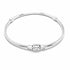 Pandora 598816C00-18 Bracciale Moments con chiusura a barilotto e catena a serpente - Argento, 18 cm