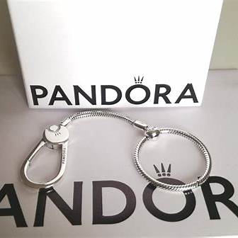 Pandora 399571C00 Moments Medium Bag Charm Holder - Sterling Silver