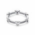 Pandora 192496C01-50 Radiant Sparkling Hearts Ring - Sterling Silver, Size 50