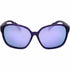 Adidas SP0013 82D Unisex Sport Sunglasses - Matte Violet Frame, Smoke Polarized Lenses