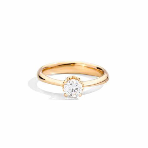 Recarlo R01SO001/061 Damen Solitär-Diamantring - 18K Weißgold, 0,61ct