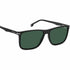 Carrera 298/S 003-UC Men's Sunglasses - Matte Black Frame, Polarized Green Lenses