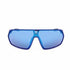 Adidas SP0088 91Q Unisex Sport Sunglasses - Opal Blue Frame, Blue Mirror Lenses