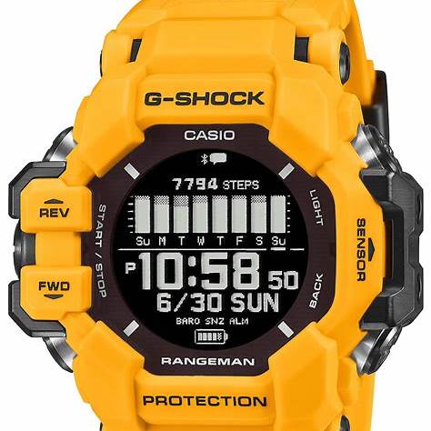 Reloj GPS Casio G-Shock GPR-H1000-9ER Rangeman con energía solar y pulsómetro