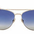 Tom Ford FT0784 28W Occhiali da sole da donna - Montatura in oro rosa lucido, lenti blu sfumate