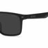 BOSS 1497/S O6W-25 Men's Sunglasses - Matte Black Frame, Grey Polarized Lenses